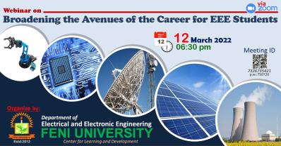Webinar on Broadening the Avenue of the Career for EEE Students