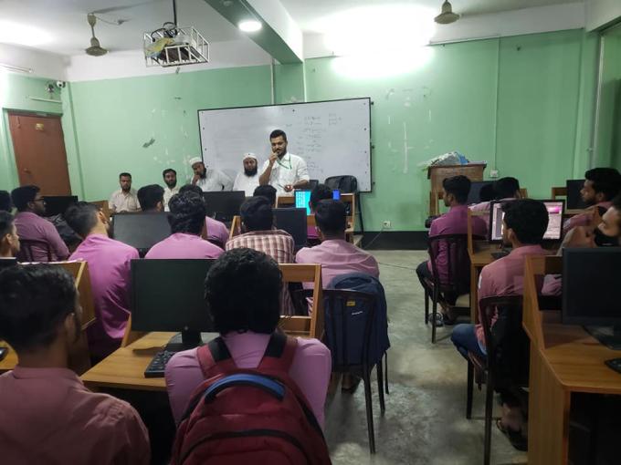 Interaction session of the student of the ICST on higher study