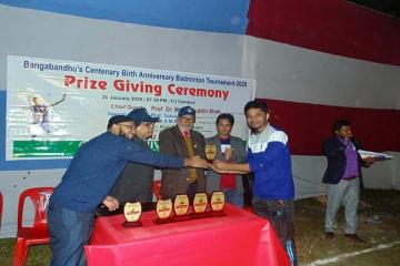 Jahidul Islam taking his crest