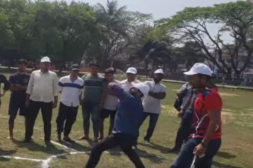 Abdullah Al Mamun, secured the first position in sphere throwing competition
