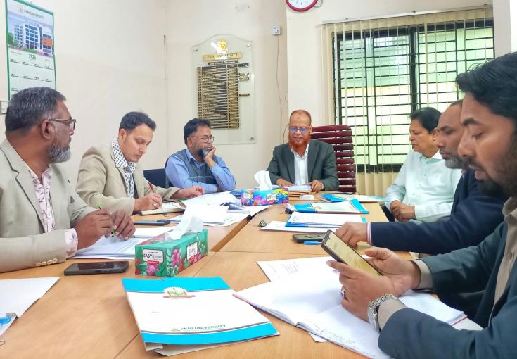 ফেনী ইউনিভার্সিটির স্থায়ী ক্যাম্পাস নির্মাণ প্রকল্পের অগ্রগতি পর্যালোচনা ও টেন্ডার বক্স উন্মোচন সভা অনুষ্ঠিত